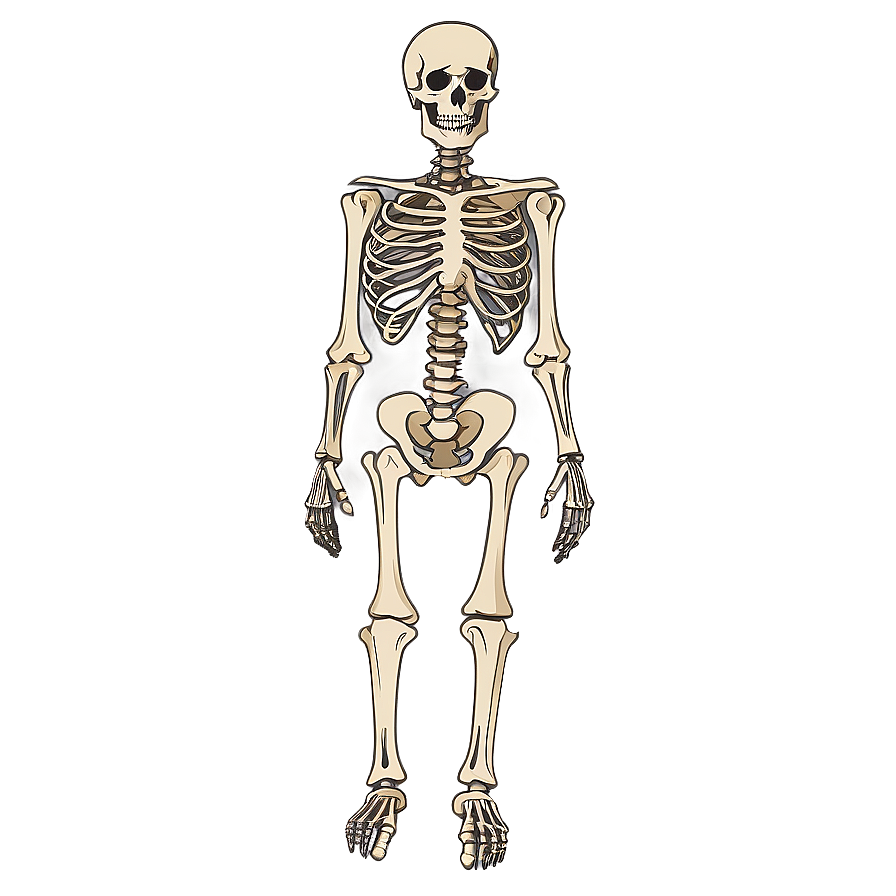 Human Skeleton Digital Art Png Joh66 PNG Image