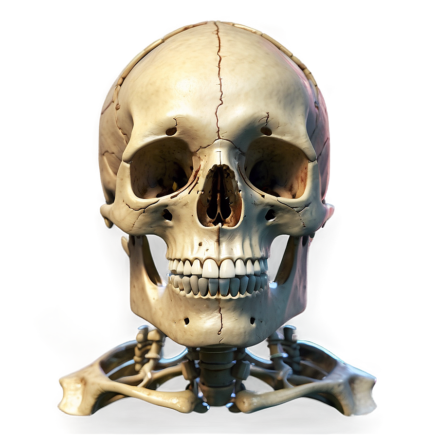 Human Skeleton For Osteology Learning Png Mkd PNG Image