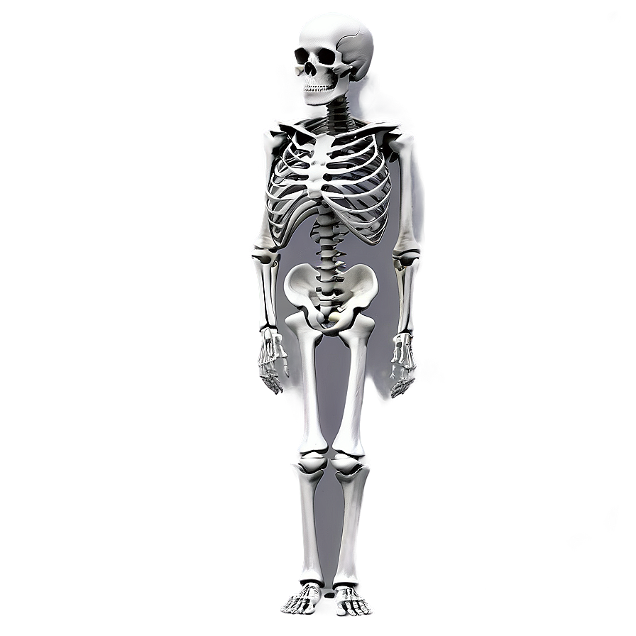 Human Skeleton Showing Bone Density Png 06262024 PNG Image