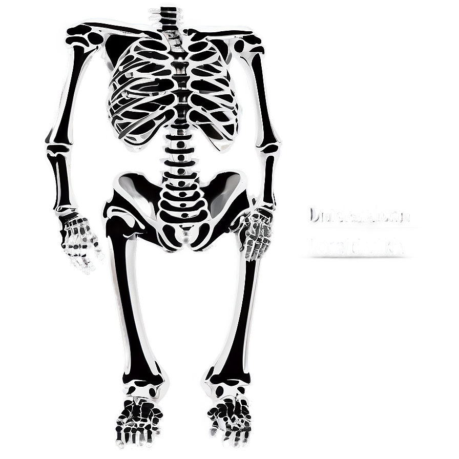 Human Skeleton With Bone Names Png 06262024 PNG Image