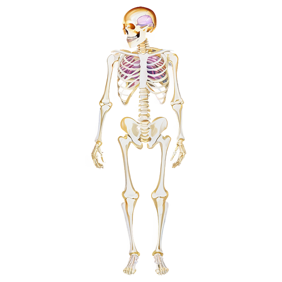 Human Skeleton With Muscle Overlay Png Kba PNG Image