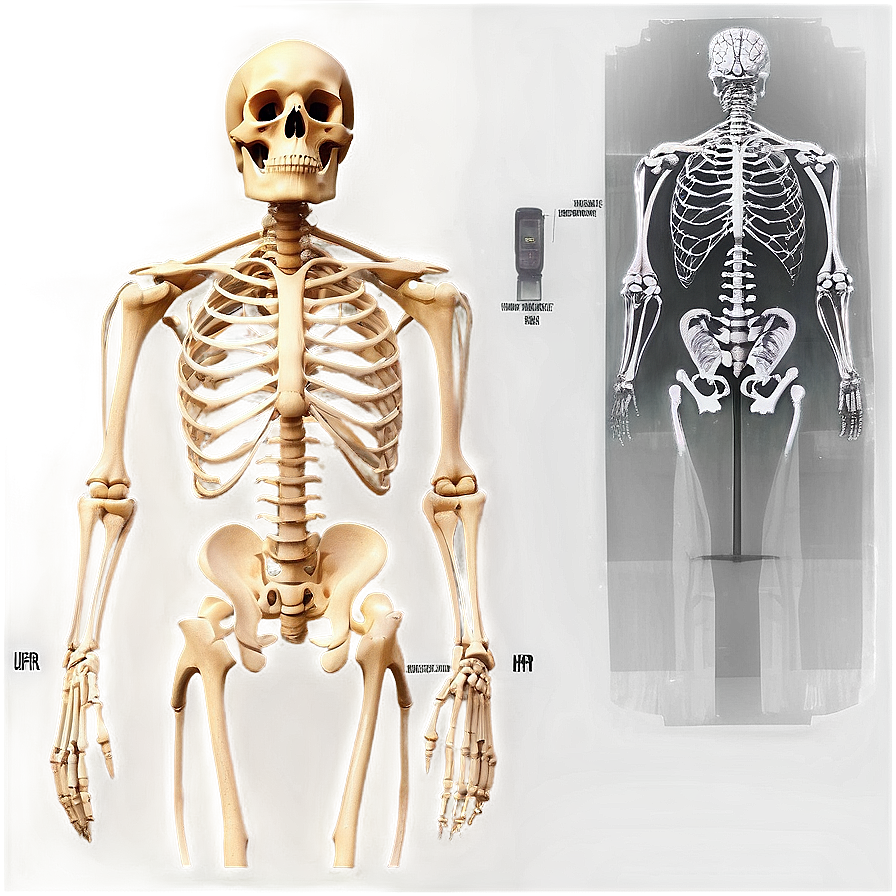 Human Skeleton With Nervous System Png 81 PNG Image