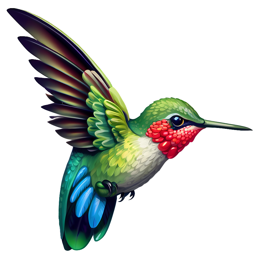 Hummingbird Illustration Png 05212024 PNG Image