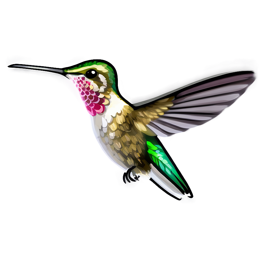 Hummingbird In Flight Png 05212024 PNG Image