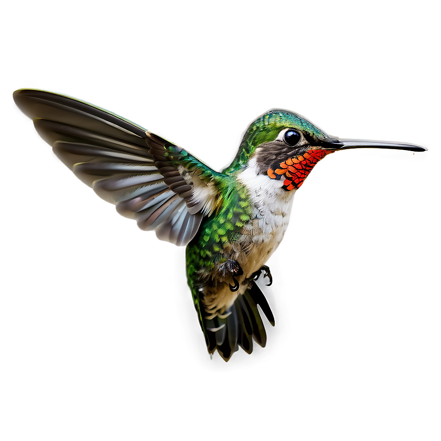 Hummingbird In Garden Png Qmk27 PNG Image