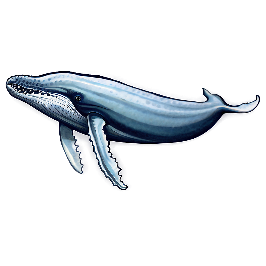 Humpback Whale Ancient Drawing Png Qdc11 PNG Image