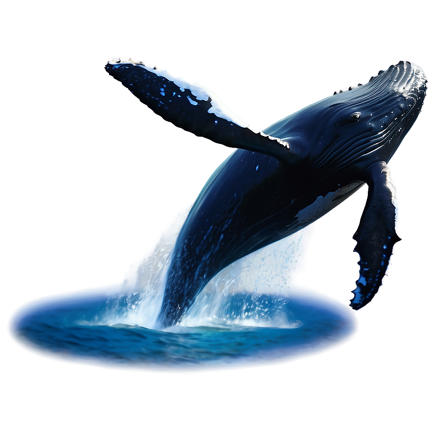 Humpback Whale Fluking Behavior Png Jof81 PNG Image