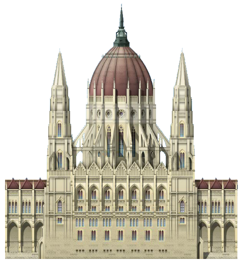 Hungarian Parliament Building Budapest PNG Image