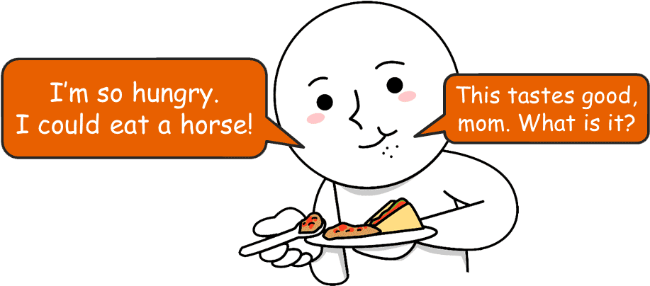 Hungry_ Cartoon_ Character_ Enjoying_ Food PNG Image