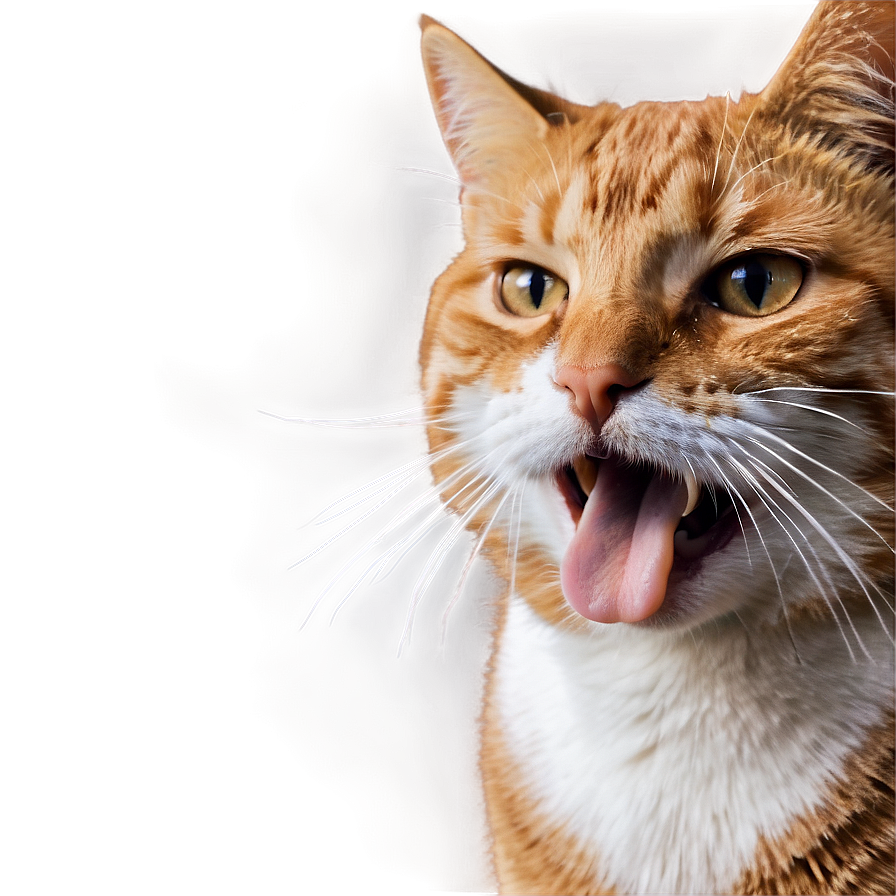 Hungry Cat Expression Png D PNG Image