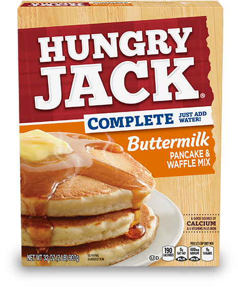 Hungry Jack Buttermilk Pancake Mix Box PNG Image