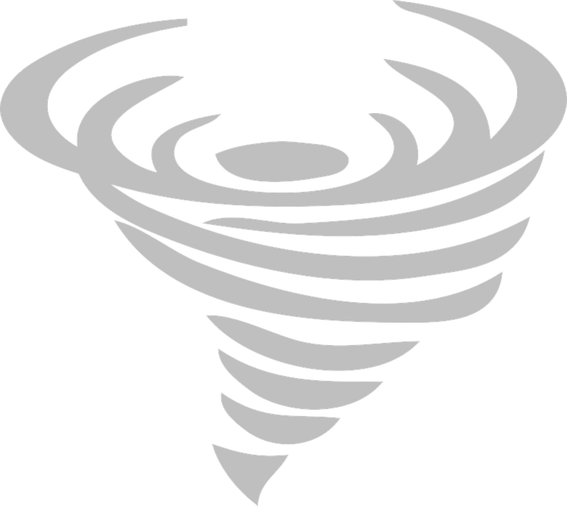 Hurricane Symbol Graphic PNG Image