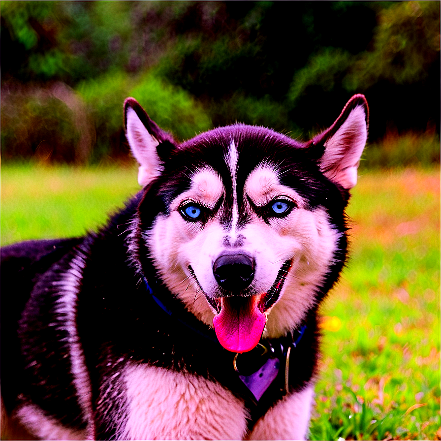 Husky Family Outing Png 06112024 PNG Image