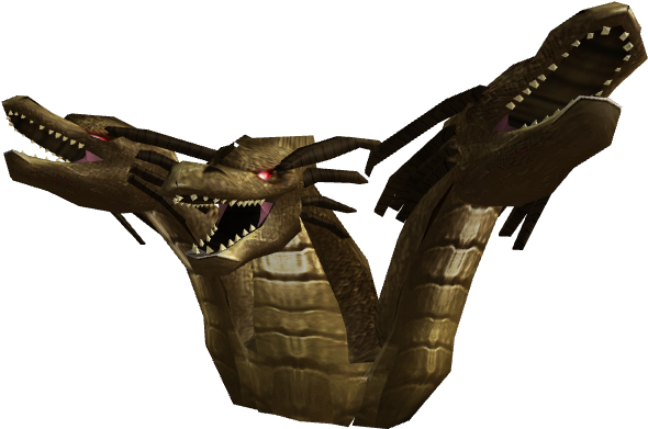 Hydra Headed Dragon Roblox Asset PNG Image