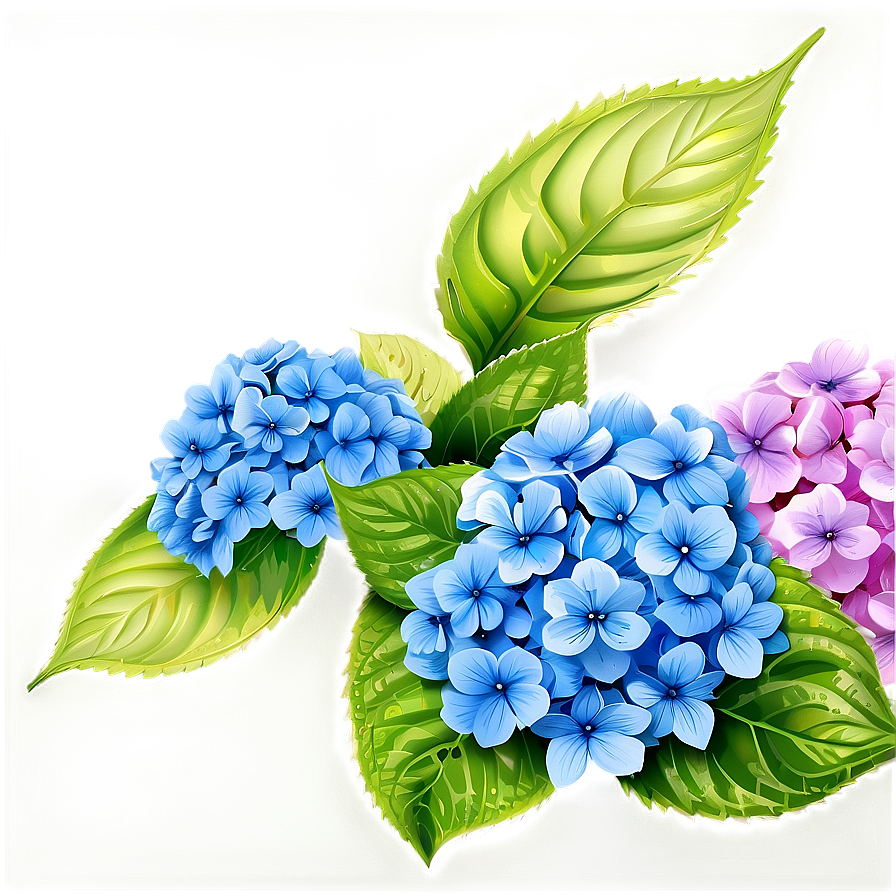 Hydrangea Background Png 05242024 PNG Image