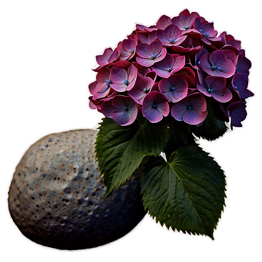 Hydrangea Under Moonlight Png Jak12 PNG Image