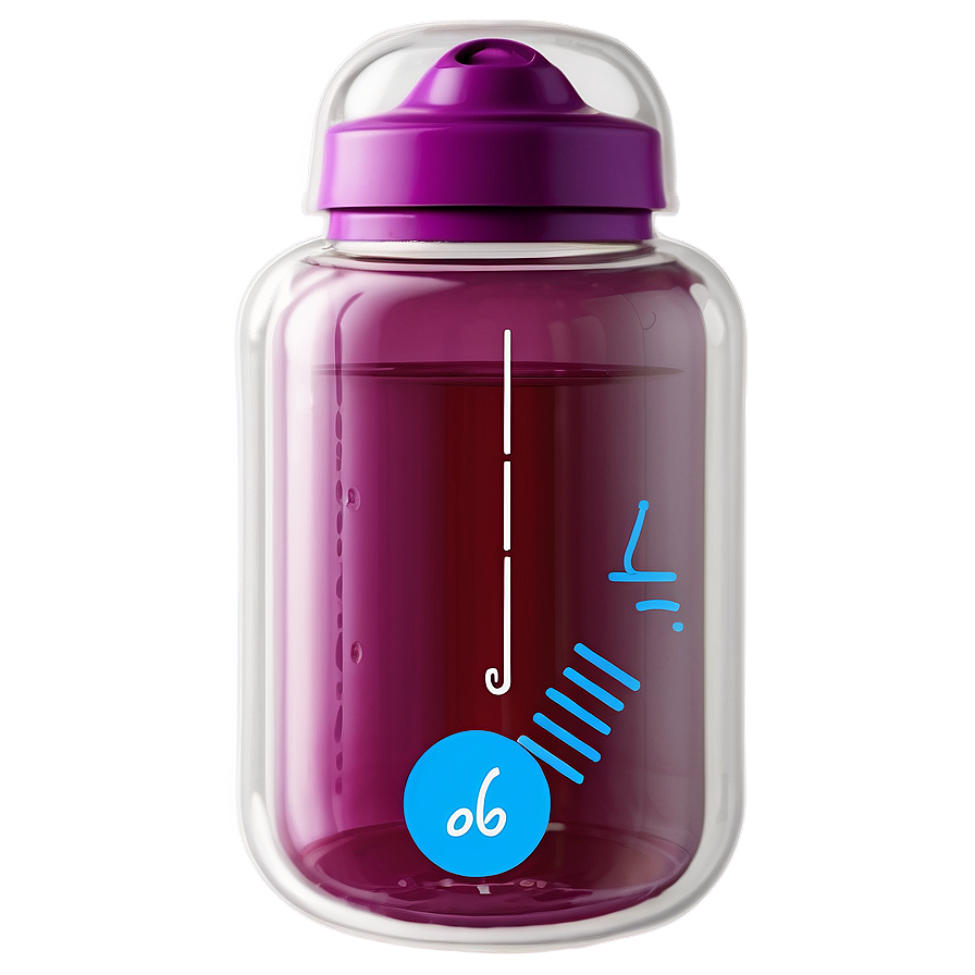 Hydration Tracker Water Bottle Png 06262024 PNG Image