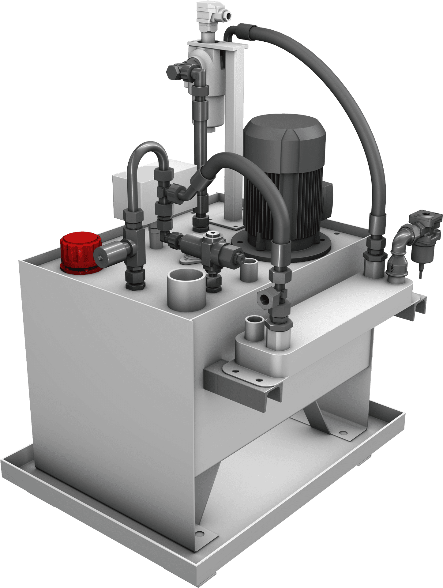 Hydraulic Power Unit3 D Model PNG Image