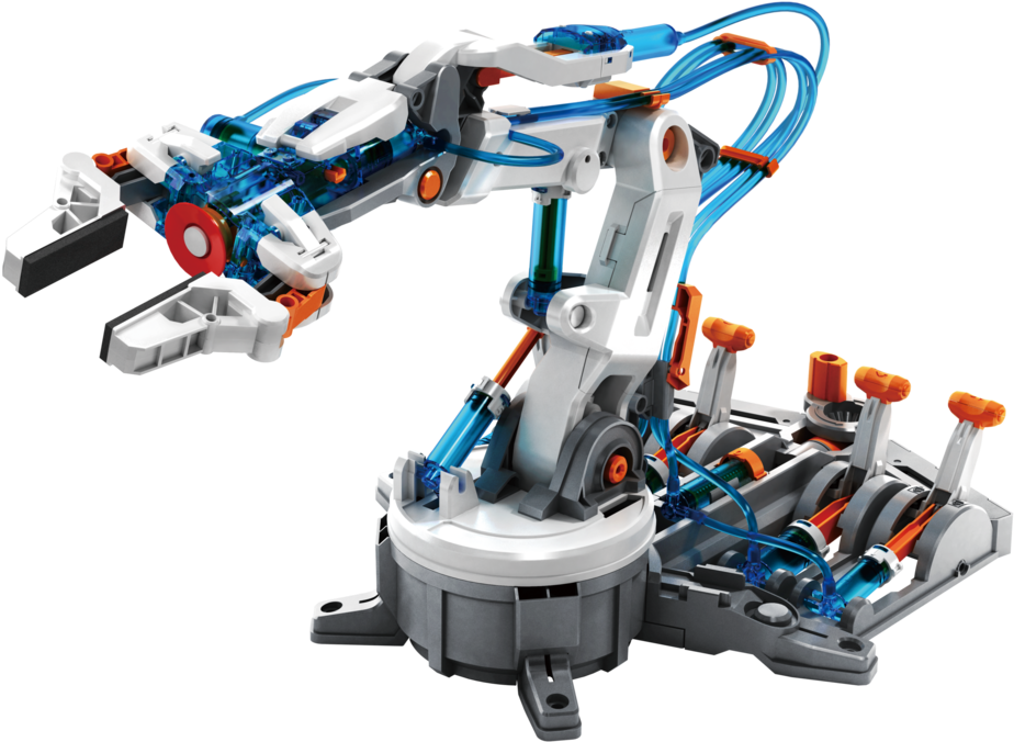 Hydraulic Robotic Arm Model PNG Image