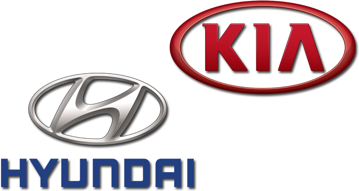 Hyundaiand Kia Car Logos PNG Image