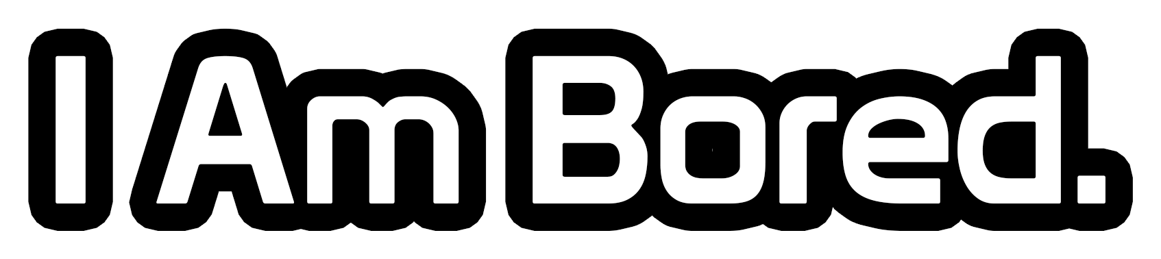 I Am Bored_ Logo PNG Image