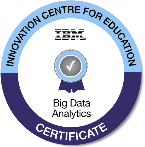 I B M Big Data Analytics Certificate PNG Image