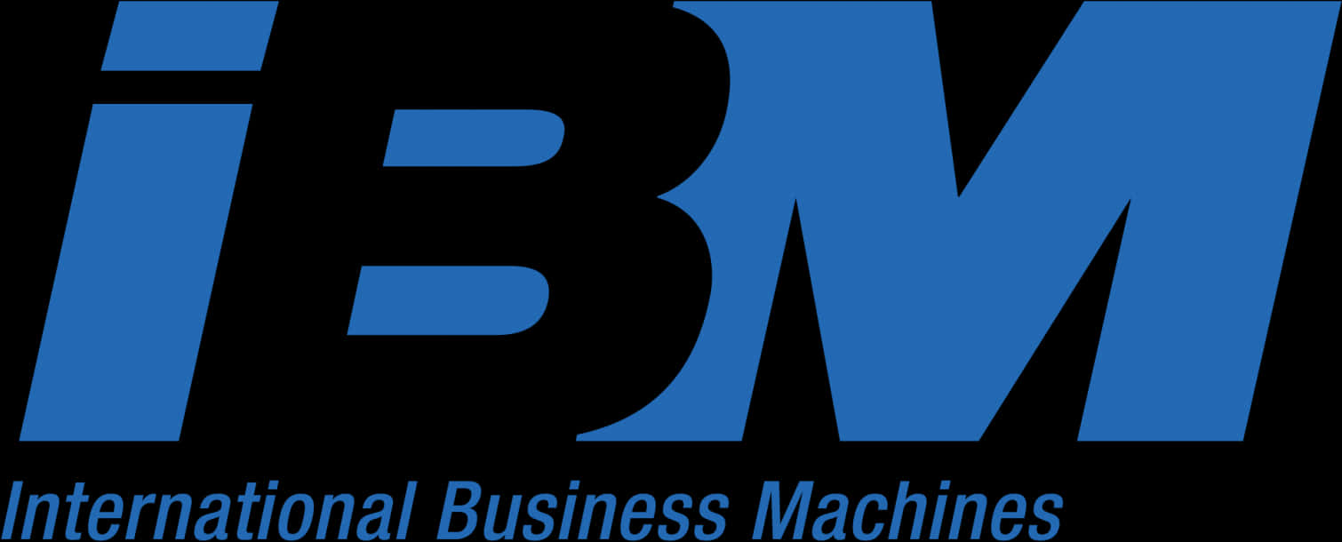 I B M Logowith Company Name PNG Image