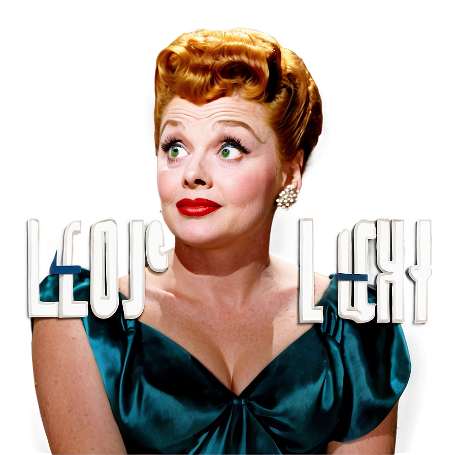 I Love Lucy Classic Show Png Fci PNG Image