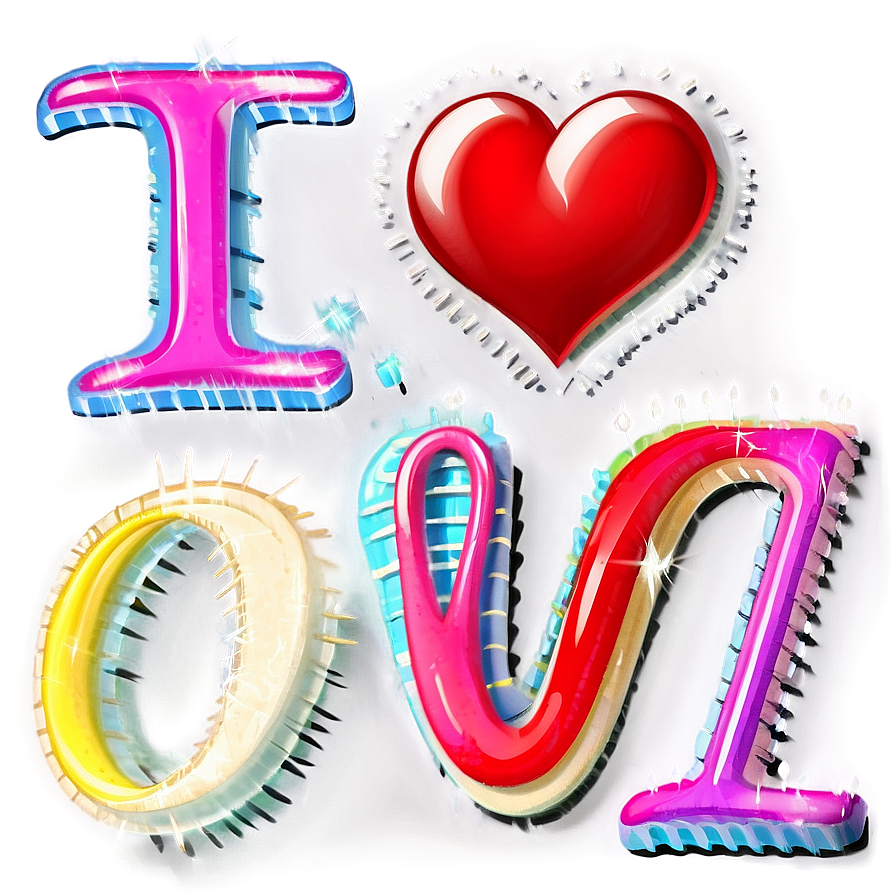 I Love You C PNG Image