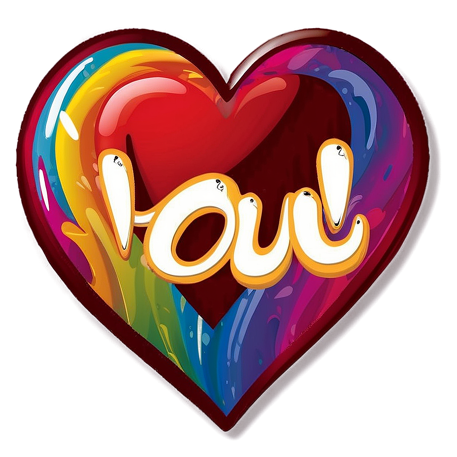 I Love You Comic Bubble Png 25 PNG Image