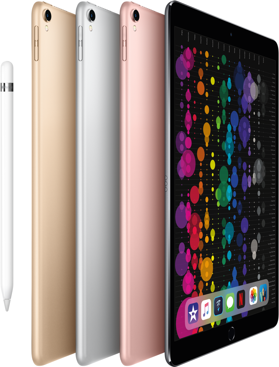 I Pad Pro Colorsand Apple Pencil PNG Image