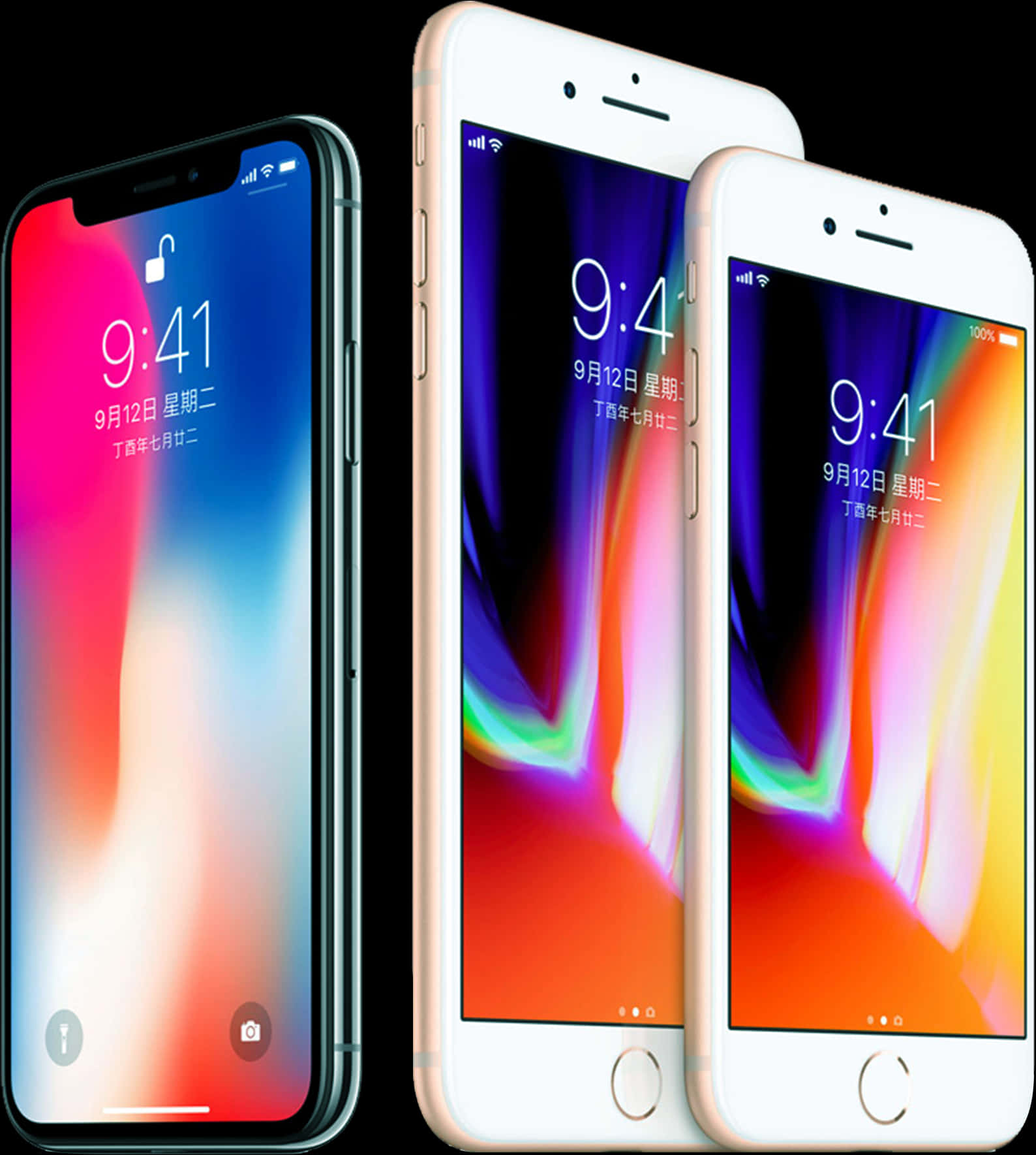 I Phone Xand Previous Models Comparison PNG Image