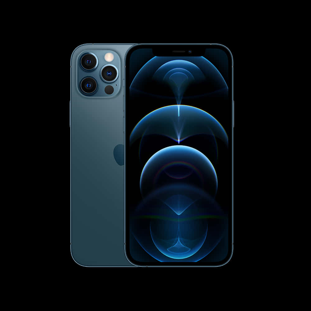 I Phone12 Pro Max Blue PNG Image