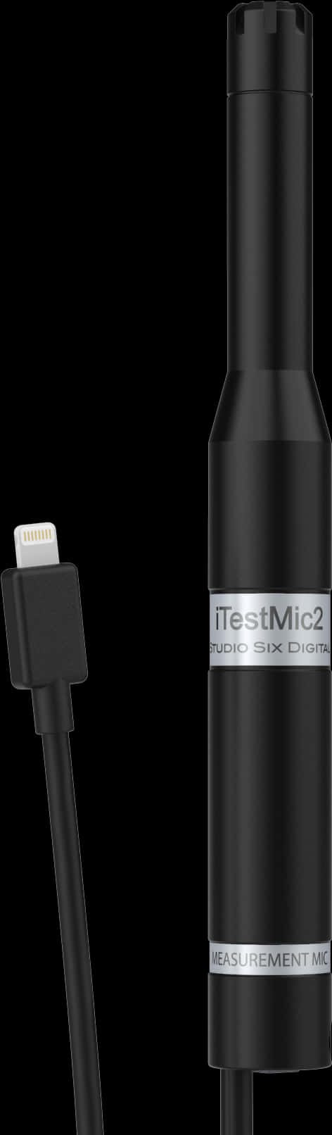 I Test Mic2 Measurement Microphonewith Lightning Connector PNG Image