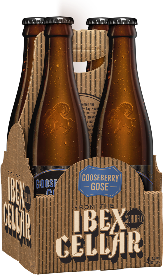 Ibex Cellar Gooseberry Gose Beer Pack PNG Image