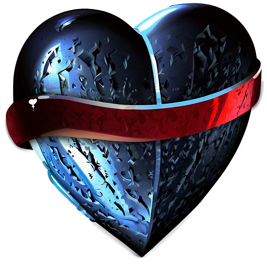 Ice Blue Heart Symbol Png Jfe94 PNG Image