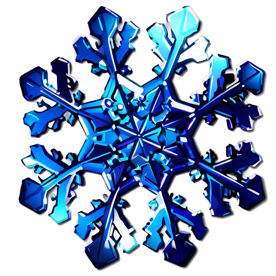 Ice Blue Snowflake Png 04292024 PNG Image