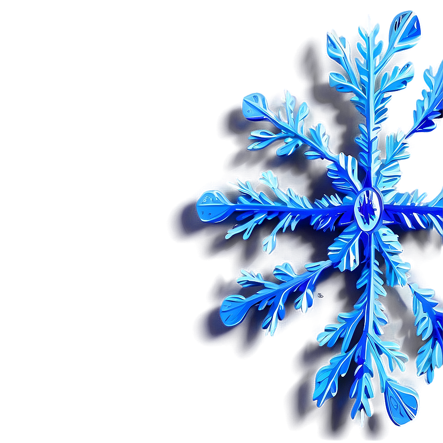 Ice Blue Snowflake Png 04292024 PNG Image