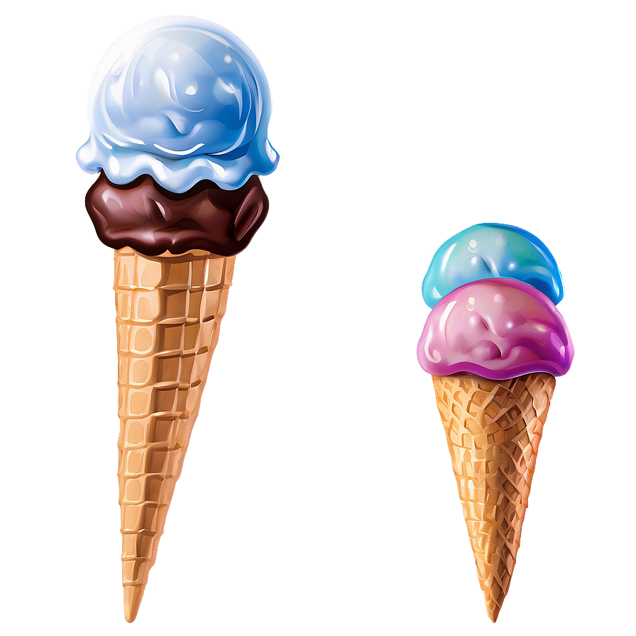 Ice Cream Cone Illustration Png 05252024 PNG Image