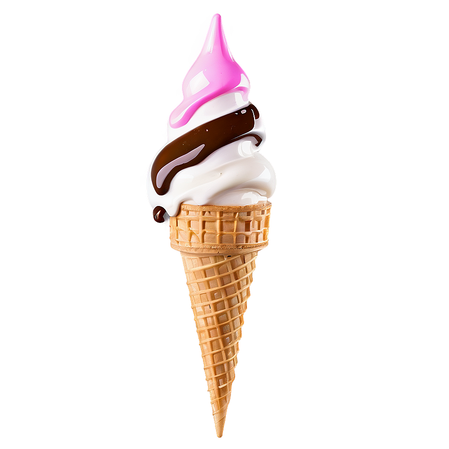 Ice Cream Cone Melting Png 05032024 PNG Image