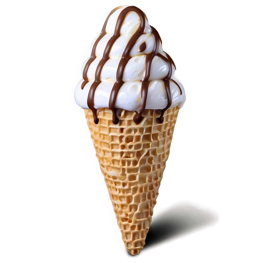 Ice Cream Cone Melting Png Kaf19 PNG Image