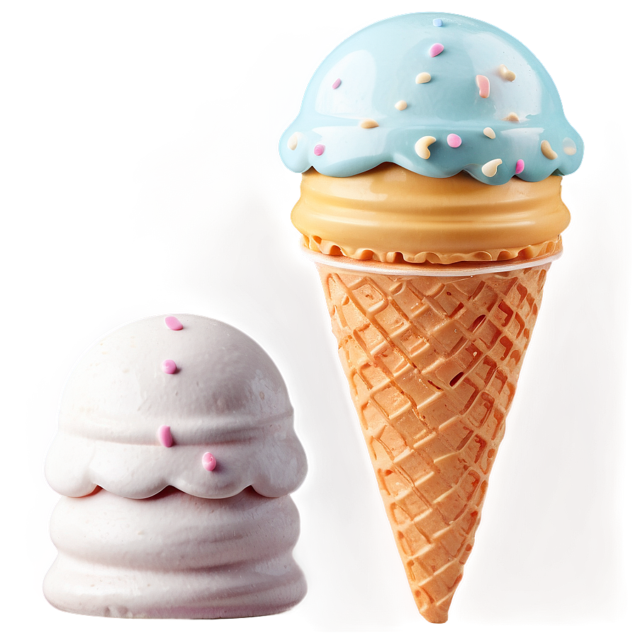 Ice Cream Cone Sticker Png 05252024 PNG Image