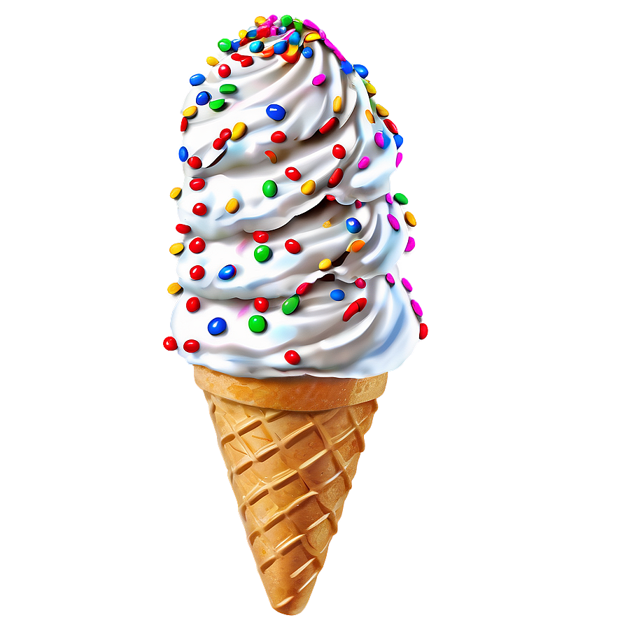 Ice Cream Cone With Sprinkles Png 14 PNG Image