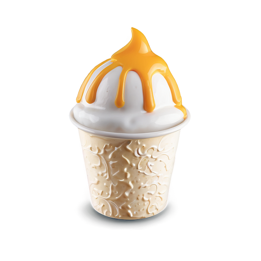 Ice Cream Cup With Sauce Png 66 PNG Image