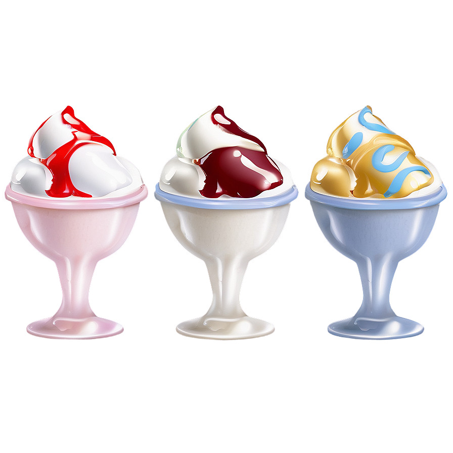 Ice Cream Cup With Sauce Png Anb41 PNG Image