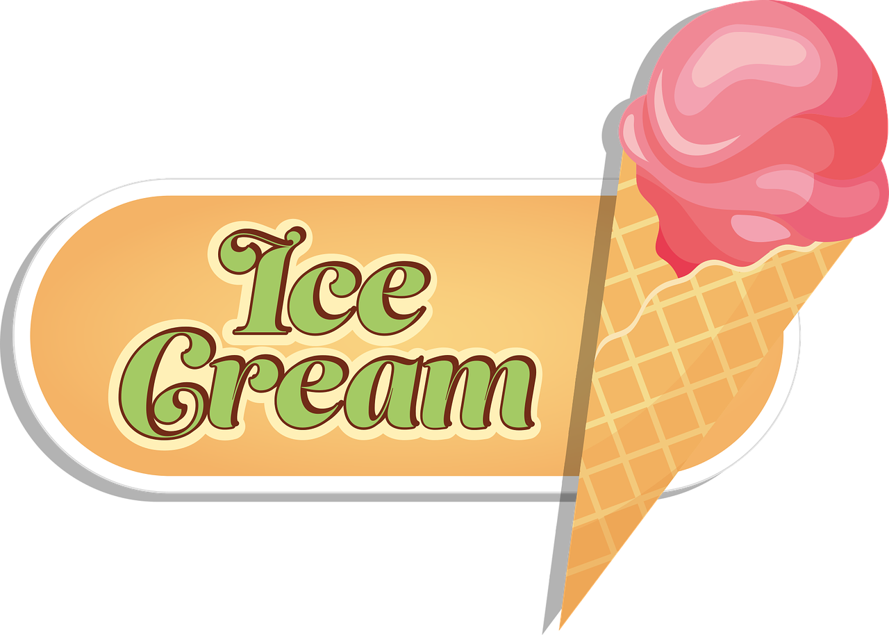 Ice Cream Logowith Cone PNG Image