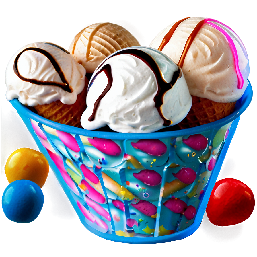 Ice Cream Party Png Did35 PNG Image