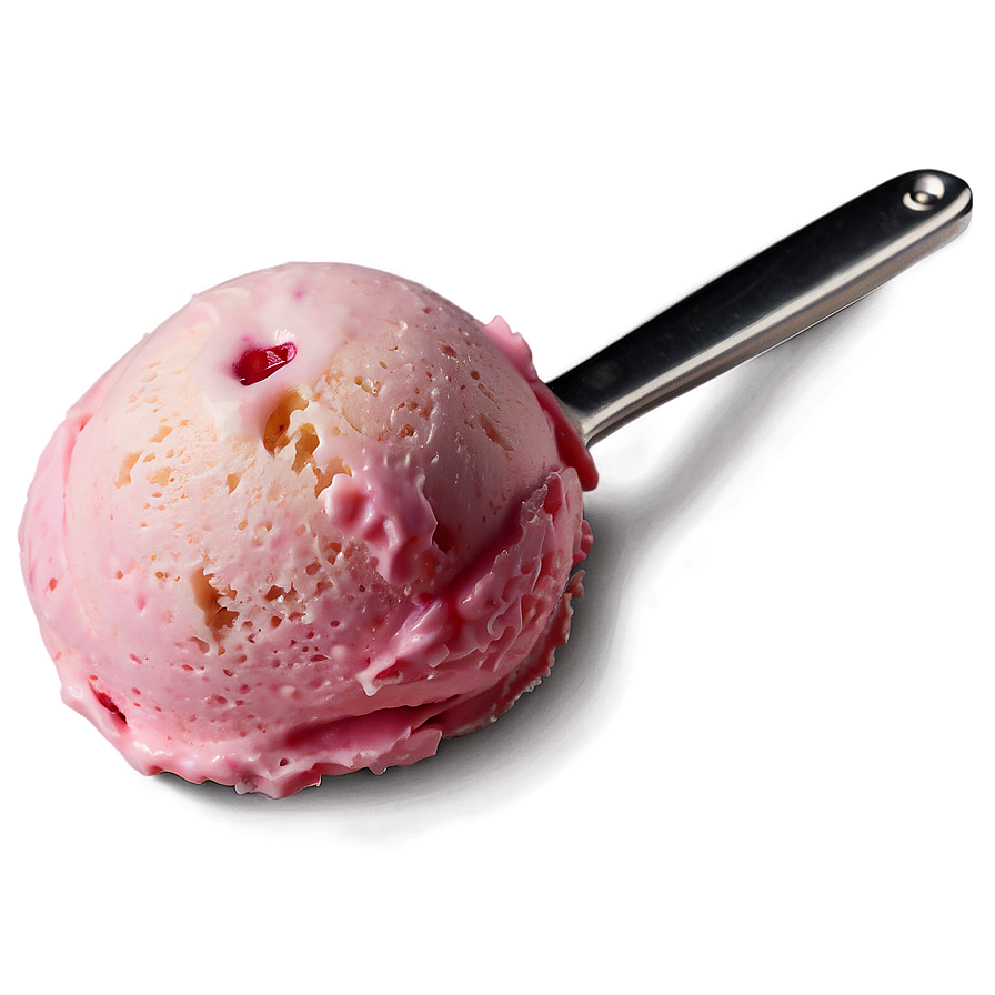 Ice Cream Scoop With Cherry Png 06122024 PNG Image