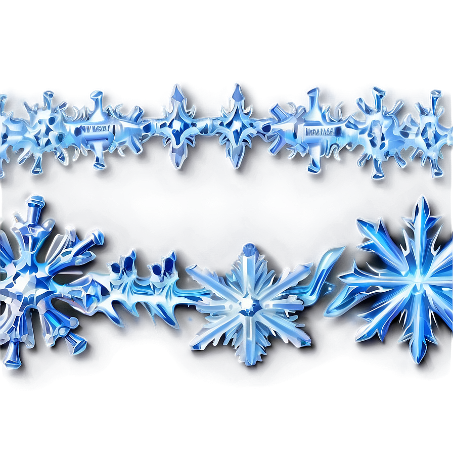 Ice Crystal Border Png 06132024 PNG Image