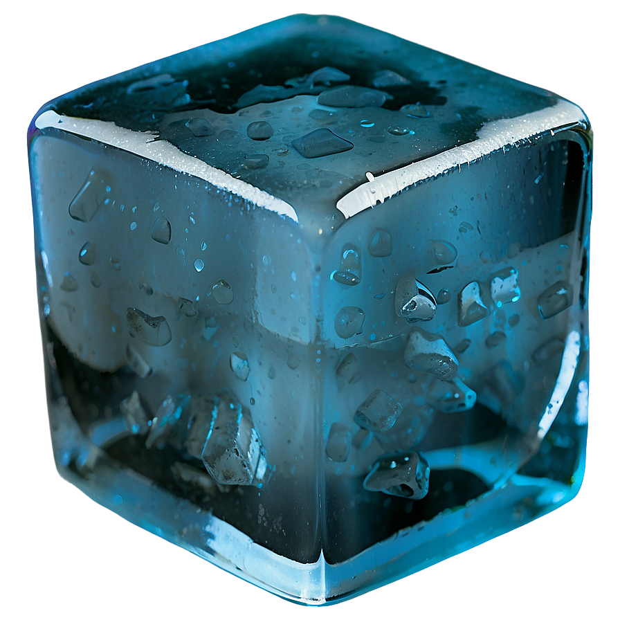 Ice Cube Closeup Png Qnf PNG Image